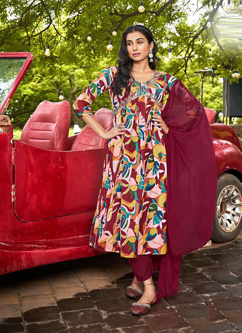 Blue Hills Dolpin Vol 3 Alia Cut Readymade Suits Catalog
